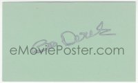 9s0830 BO DEREK signed 3x5 index card 1990s it can be framed with the included color repro still!