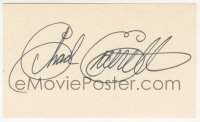 9s0834 CHAD EVERETT signed 3x5 index card 1980s it can be framed & displayed with a repro!