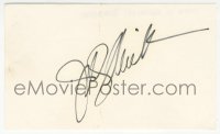 9s0855 JOHN G. AVILDSEN signed 3x5 index card 1980s it can be framed & displayed with a repro!