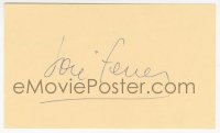 9s0859 JOSE FERRER signed 3x5 index card 1980s it can be framed & displayed with a repro!