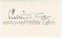 9s0864 LEATRICE JOY signed 3x5 index card 1980s it can be framed & displayed with a repro!