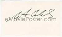 9s0871 MARTHA COOLIDGE signed 3x5 index card 1980s it can be framed & displayed with a repro!