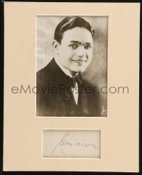 9s0423 JAMES MELTON signed 2x3 album page in 8x10 display 1940s ready to frame & hang on your wall!