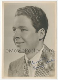 9s0757 KENNY BAKER deluxe signed 5x7 photo 1940s great close portrait of the singer/actor!