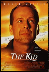 9s0273 KID signed DS 1sh 2000 by music composer Marc Shaiman, great image of Bruce Willis with hair!