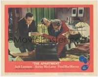 9s0495 APARTMENT signed LC #5 1960 by Billy Wilder, Jack Lemmon grabs unconscious Shirley MacLaine!