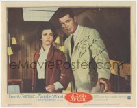 9s0500 CASH MCCALL signed LC #8 1960 by James Garner, who's close up with pretty Natalie Wood!