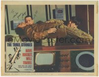 9s0511 HAVE ROCKET WILL TRAVEL signed LC #8 1959 by ALL 3 Stooges Larry Fine, Moe Howard & Curly-Joe!