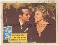 9s0515 LET NO MAN WRITE MY EPITAPH signed LC #2 1960 by BOTH Ricardo Montalban AND Shelley Winters!