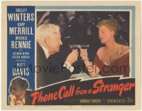 9s0523 PHONE CALL FROM A STRANGER signed LC #4 1952 by Shelley Winters, who is toasting at party!