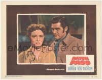 9s0525 RATON PASS signed LC #2 1951 by Patricia Neal, who's close up looking sad by Steve Cochran!