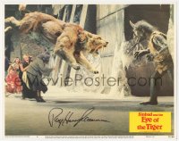 9s0528 SINBAD & THE EYE OF THE TIGER signed LC #4 1977 by Ray Harryhausen, cool special FX scene!