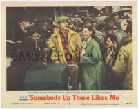 9s0530 SOMEBODY UP THERE LIKES ME signed LC #5 1956 by director Robert Wise, Newman & Angeli w/baby!