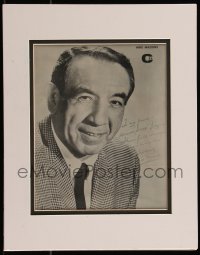 9s0327 MIKE MAZURKI signed publicity photo in 11x14 display 1970s ready to frame & hang on your wall!