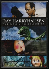 9s0567 RAY BRADBURY/RAY HARRYHAUSEN signed DVD case 2005 Ray Harryhausen: The Early Years Collection!