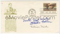 9s0579 STELLA ADLER/LILLIAN GISH signed first day cover 1975 with D.W. Griffith biography & stamp!