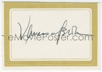 9s0557 VANESSA BROWN signed 3x4 label 1980s it can be framed with a repro still!