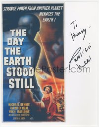 9s0551 PATRICIA NEAL signed 9x11 REPRO photo 1990s cool art from The Day the Earth Stood Still!