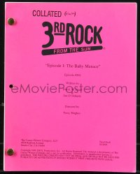 9s0252 3RD ROCK FROM THE SUN 2 TV final draft scripts 1999 & 2000 by David M. Israel & Jim O'Doherty!