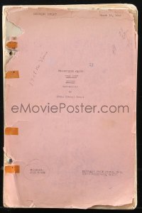 9s0021 ANGEL & THE BADMAN shooting script March 19, 1946, screenplay by James Edward Grant!