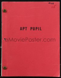 9s0024 APT PUPIL revised final draft script May 20, 1987, screenplay by Ken Wheat & Jim Wheat