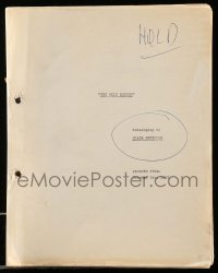 9s0049 CHINO revised final draft script October 5, 1972, screenplay by Clair Huffaker, Wild Horses!