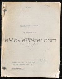 9s0067 DESPERATE HOURS revised final draft script September 20, 1954, screenplay by Joseph Hayes