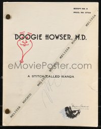 9s0071 DOOGIE HOWSER M.D. TV script July 24, 1989, screenplay by Steven Bocho & David E. Kelley!