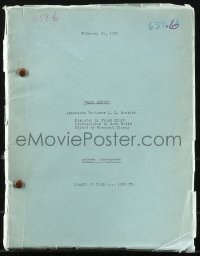 9s0075 EAST LYNNE screen continuity script Feb 26, 1931, screenplay by Bradley King & Tom Barry