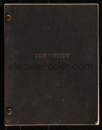 9s0076 ENTITY revised draft script Jan 15, 1981, screenplay by DeFelitta, w/ 43pg shooting schedule!