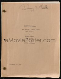 9s0097 GILLIGAN'S ISLAND TV revised draft script Dec 22, 1964, Denny Miller's personal copy!