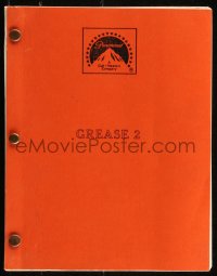 9s0099 GREASE 2 second revision final draft script October 28, 1981, screenplay by Ken Finkleman!