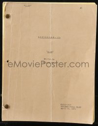 9s0105 GUNSMOKE TV revised final draft script April 14, 1971, Denny Miller's personal copy, Lijah!