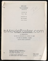 9s0255 HAPPY DAYS 2 TV scripts Jan 1978 final & pre-production drafts by Fred Maio & Brian Levant!