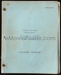 9s0110 HAVE GUN WILL TRAVEL TV revised final draft script June 13, 1960, Denny Miller's personal copy!