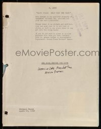 9s0116 HOUR BEFORE THE DAWN revised draft script April 29, 1943, screenplay by Michael Hogan!