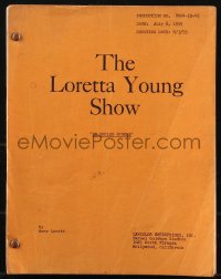 9s0127 LETTER TO LORETTA TV script July 8, 1955, screenplay by Gene Levitt, The Loretta Young Show!