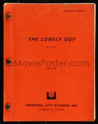9s0130 LONELY GUY third draft script April 6, 1983, screenplay by Ed. Weinberger & Stan Daniel!