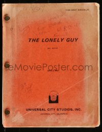 9s0129 LONELY GUY revised 3rd draft script April 6, 1983, screenplay by Ed. Weinberger & Stan Daniel
