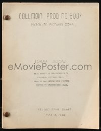 9s0131 LORNA DOONE revised final draft script May 3, 1950, screenplay by Jesse L. Lasky, Jr.