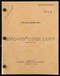 9s0137 MAN OF A THOUSAND FACES revised final draft script Oct 29, 1956 screenplay by Goff & Roberts