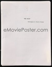 9s0161 ONE CHILD script 1980s unproduced screenplay by Walter Newman, includes source novel!