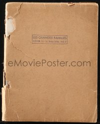 9s0171 POSSESSORS French script 1958 screenplay by Denys de La Patelliere and Michel Audiard!
