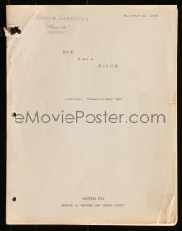 9s0177 REAL McCOYS TV revised draft script Dec 31, 1958 screenplay by George & Sharp, Grampa's War!
