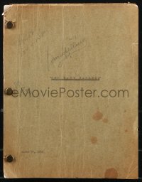 9s0225 TOO MANY BLONDES script March 27, 1941, Gus Schilling's personal copy!