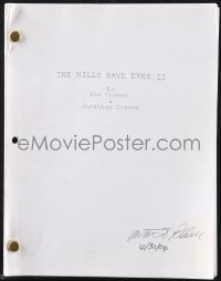 9s0264 WALTER PHELAN signed copy script 2006 The Hills Have Eyes II, which he did not appear in!