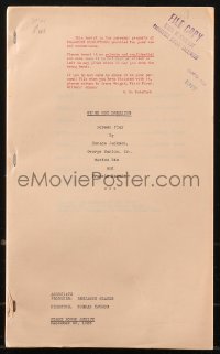 9s0240 WE'RE NOT DRESSING first rough draft script Dec 26, 1933, by Jackson, Marion Jr, Dix & Martin!
