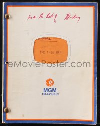 9s0242 WIDE WORLD OF MYSTERY TV script July 31, 1974, Denny Miller's personal copy!