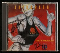 9s0632 AUTOGRAPH signed CD 1985 by Steven Isham, Steve Plunkett & one more, That's The Stuff!