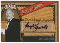 9s0623 GEORGE KENNEDY signed Panini Americana trading card #5 2011 WWII veteran & Oscar-winning actor!
